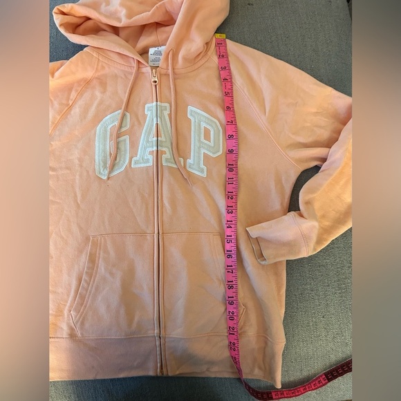 GAP Peach Hoodie Sweatshirt with Logo - Picture 3 of 6